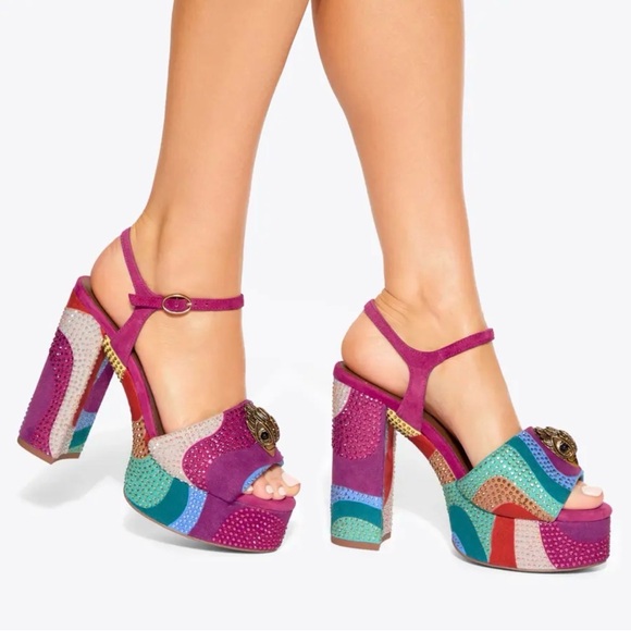 KURT GEIGER KENSINGTON PLATFORM HEEL - Picture 2 of 9